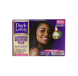 Dark & Lovely Superior Moisture Plus No Lye Relaxer Kit - [ Super ] One Application