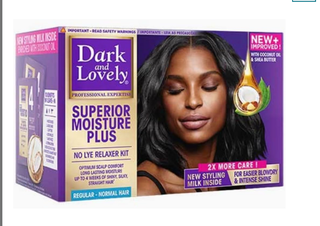 Dark & Lovely Superior Moisture Plus Relaxer Kit [ Regular ]– 1 Application