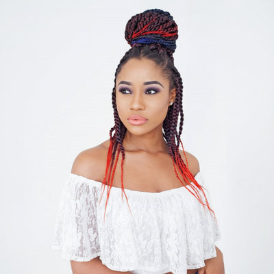 sensationnel x pression pre stretched braid lightweight smooth easy braiding hair extension