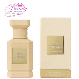 Sexy Vanilla Eau de Parfum 80ml by Fragrance World | Warm & Seductive Fragrance
