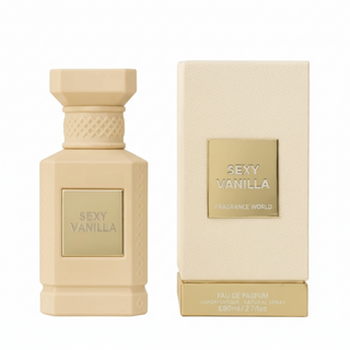 Sexy Vanilla EDP 80ml Fragrance World warm sweet vanilla almond woody long lasting perfume
