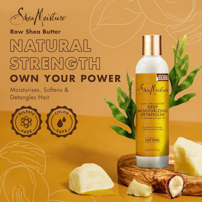 SheaMoisture Raw Shea Butter Deep Moisturizer Detangler 236ml | Extra Moisture & Slip