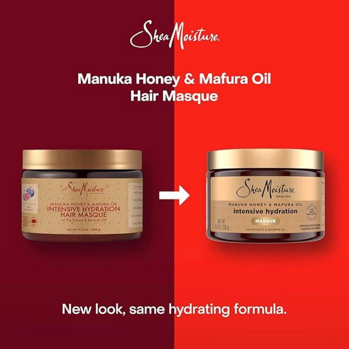 Shea moisture manuka honey mafura oil hair masque intensive hydration repair treatment 11.5oz