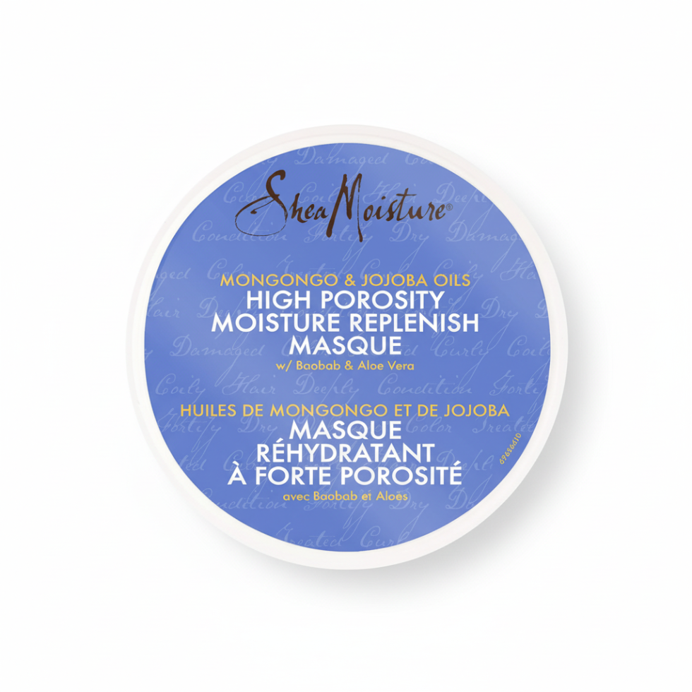 Shea moisture mongongo hemp seed oils hair masque high porosity deep repair hydration 312g