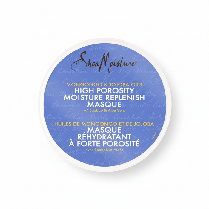 Shea moisture mongongo hemp seed oils hair masque high porosity deep repair hydration 312g