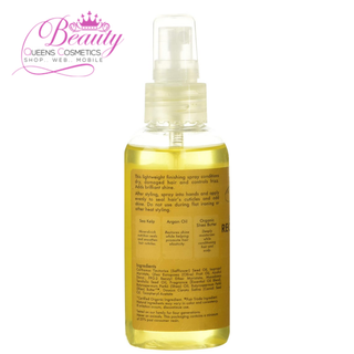 Shea Moisture Raw Shea Butter Reconstructive Finishing Elixir 4oz | Hair Repair & Shine