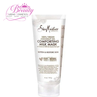 Shea Moisture 100% Virgin Coconut Oil Comforting Milk Mask 4oz | Hydrate & Nourish Skin