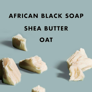 Shea Moisture African Black Soap Bar with Shea Butter for Troubled Skin 8oz