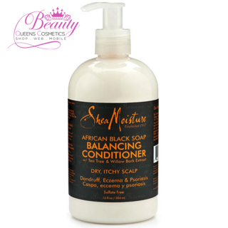 Shea Moisture African Black Soap Balancing Conditioner 384ml | Soothes & Hydrates Scalp