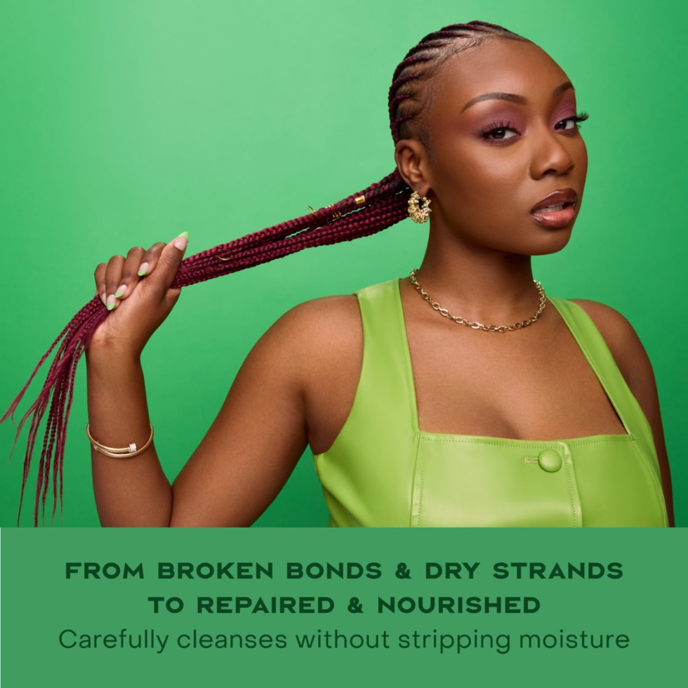 shea moisture amla oil bond repair shampoo strengthen repair damaged hair smooth healthy shiny strands