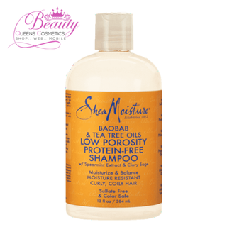 Shea Moisture Baobab & Tea Tree Oils Low Porosity Protein-Free Shampoo 384ml