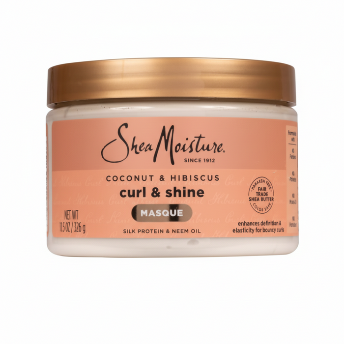 SheaMoisture Coconut Hibiscus Curl & Shine Masque 326g | Curl Repair Care