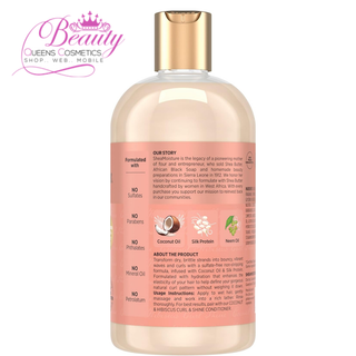 Shea Moisture Coconut & Hibiscus Curl & Shine Shampoo 384ml | Hydrate & Define Curls