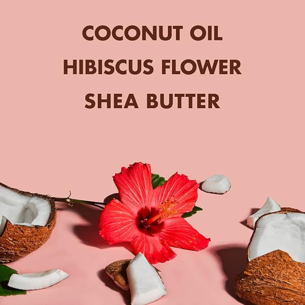SheaMoisture coconut and hibiscus curling gel soufflé 340g curl defining styling gel for frizz free shiny soft and long lasting defined curls
