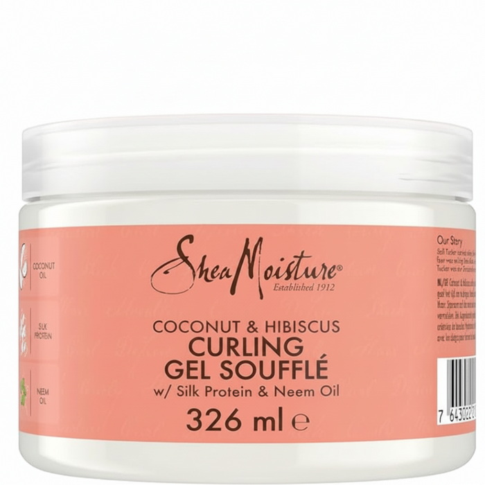 SheaMoisture Coconut & Hibiscus Curling Gel Soufflé 340g | Defined Frizz-Free Curls