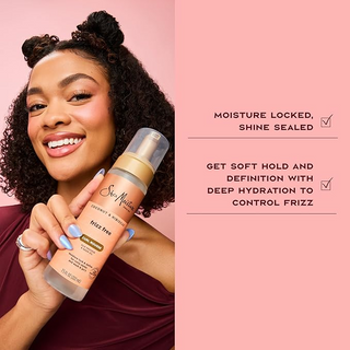 Shea Moisture Coconut & Hibiscus Frizz Free Curl Mousse 7.5oz | Define Curls