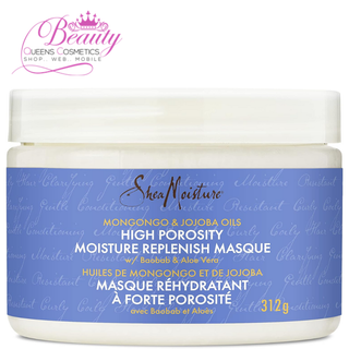 Shea Moisture Mongongo & Hemp Seed Oils High Porosity Moisture Replenish Masque 312g | Deep Repair