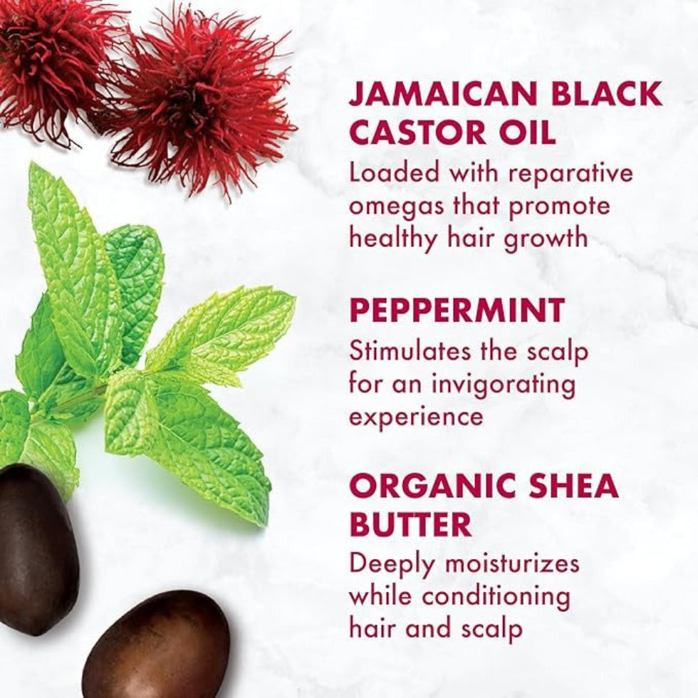 SheaMoisture Jamaican Black Castor Oil strengthen and restore edge treatment 4oz edge control styling gel for smoothing edges frizz control and hairline strengthening care
