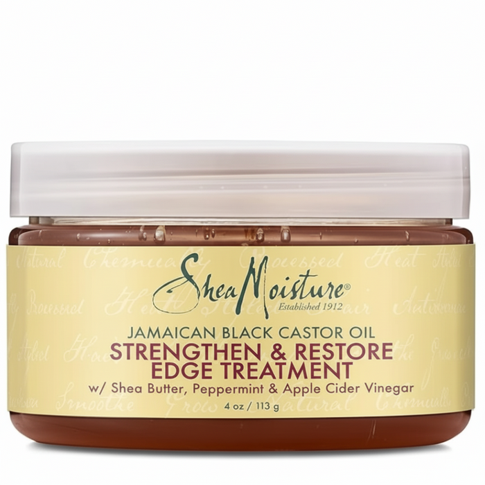 SheaMoisture Jamaican Black Castor Oil Strengthen & Restore Edge Treatment 4oz | Smooth & Strengthen Edges