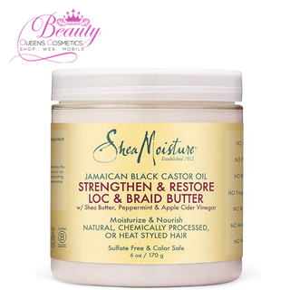 Shea Moisture Jamaican Black Castor Oil Strengthen & Restore Loc & Braid Butter 6oz