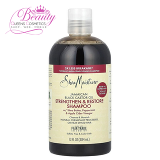 SheaMoisture Jamaican Black Castor Oil Strengthen & Restore Shampoo 13oz | Sulfate-Free