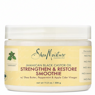 SheaMoisture Jamaican Black Castor Oil strengthen and restore smoothie 326g curl defining styling cream for frizz control moisture and breakage repair hair care
