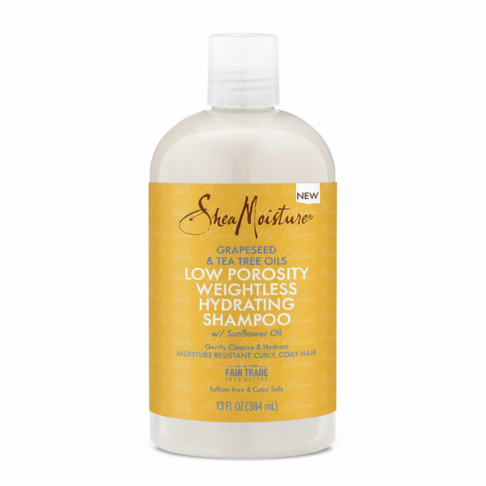 Shea Moisture Baobab & Tea Tree Shampoo 384ml | Low Porosity Hydration Care
