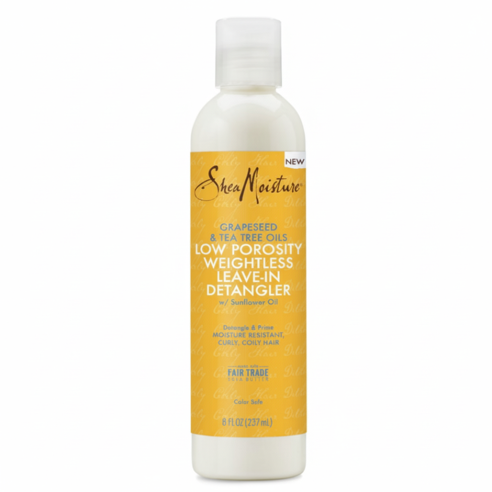 Shea moisture baobab tea tree oils leave in detangler low porosity hair hydration 237ml care