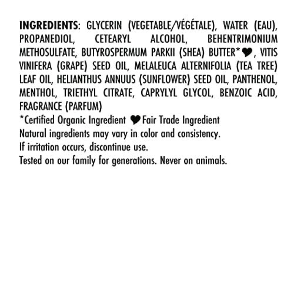 Shea moisture baobab tea tree oils leave in detangler low porosity hair hydration 237ml care
