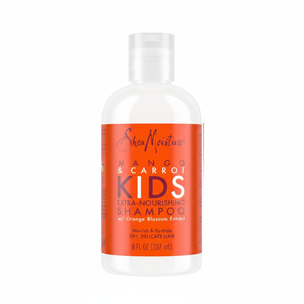 sheamoisture mango carrot kids shampoo extra nourishing gentle cleansing soft smooth shiny hair