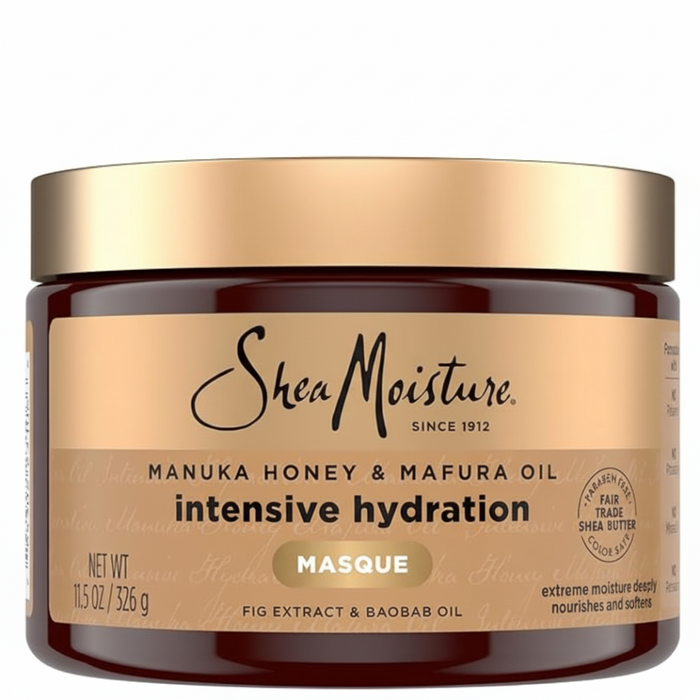 Shea moisture manuka honey mafura oil hair masque intensive hydration repair treatment 11.5oz