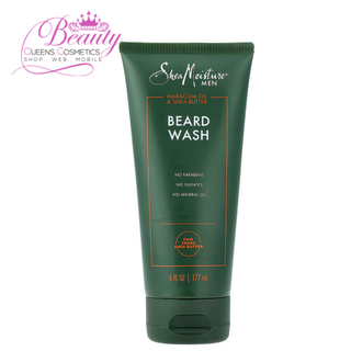 Shea Moisture Men Maracuja Oil & Shea Butter Beard Wash 6oz | Clean & Refresh