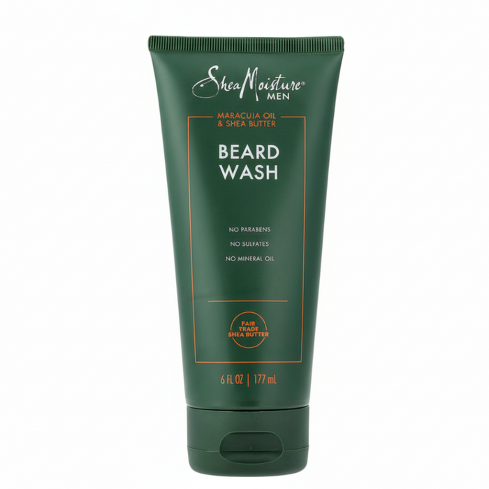 Shea Moisture Men Beard Wash | Maracuja Oil & Shea Butter Clean & Refresh