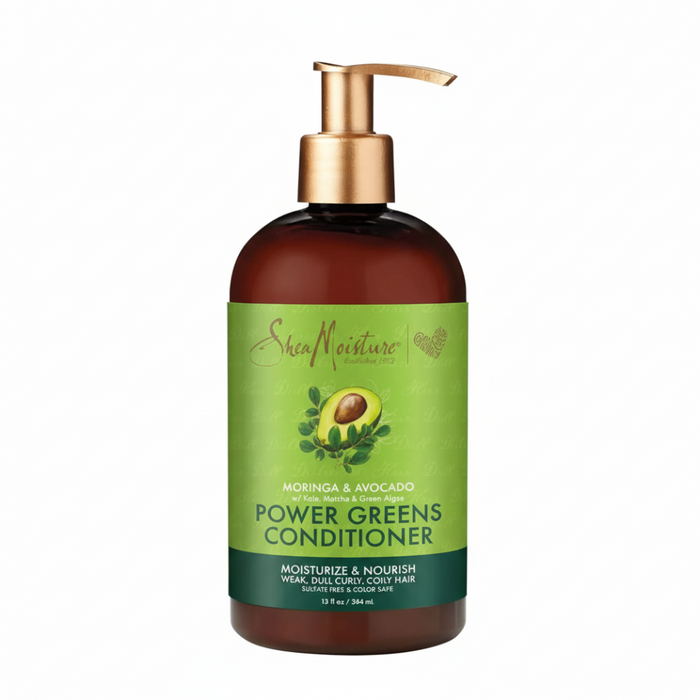 SheaMoisture Moringa & Avocado Power Greens Shampoo 384ml | Nourish & Hydrate Hair