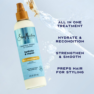 Shea Moisture Manuka Honey & Yogurt Hydrate & Repair Leave-In Spray 237ml | Soft, Strong Hair
