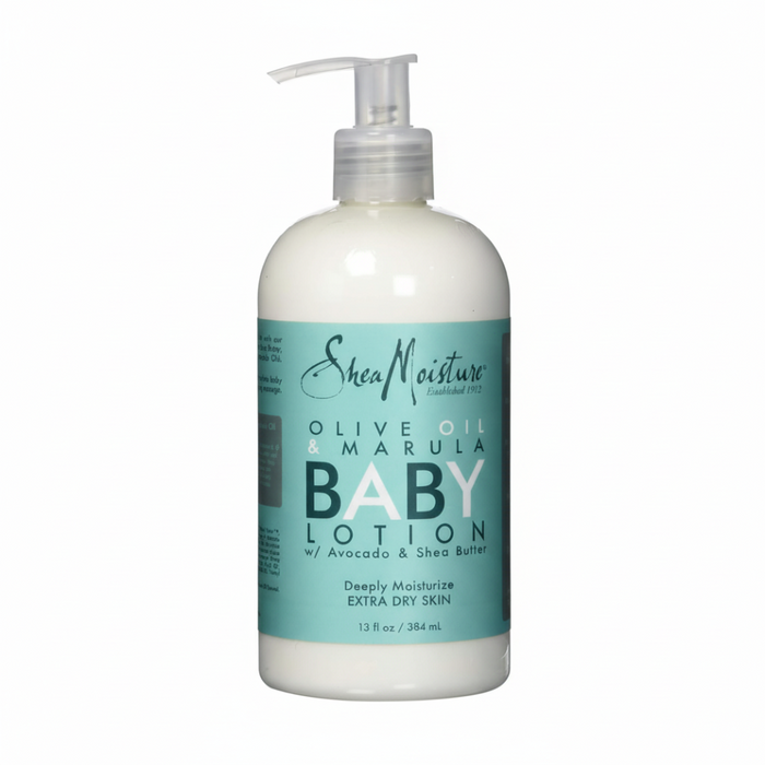 SheaMoisture Olive Oil & Marula Baby Lotion 384ml | Gentle Moisturizing Care