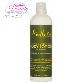 Shea Moisture Olive & Green Tea Body Lotion 384ml | Anti-Aging Moisture Care