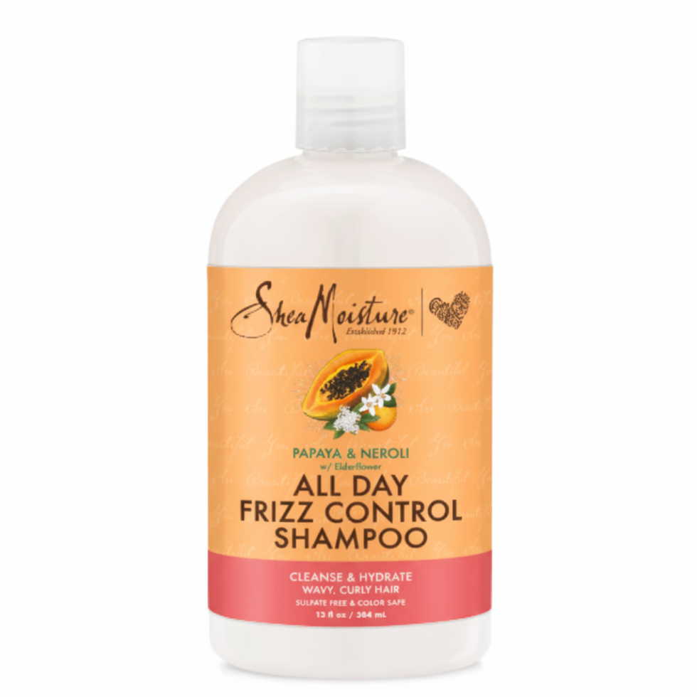 SheaMoisture papaya and neroli frizz control shampoo for smooth and manageable hair cleansing