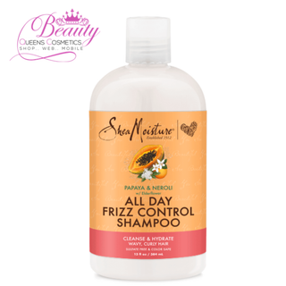 Shea Moisture Papaya & Neroli All Day Frizz Control Shampoo 384ml | Smooth & Manageable Hair
