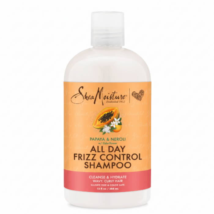 SheaMoisture Papaya & Neroli Frizz Control Shampoo 384ml | Smooth Manageable Hair