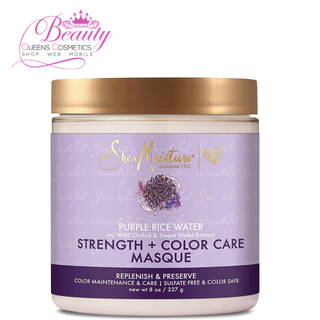SheaMoisture Purple Rice Water Strength + Colour Care Masque 227g | Color & Strength