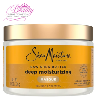 Shea Moisture Raw Shea Butter Deep Moisturizing Masque 355ml | Hydrate & Repair Curls