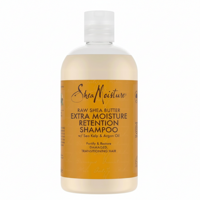 Shea Moisture Shampooing à rétention d'humidité au beurre de karité brut 13 oz/384 ml