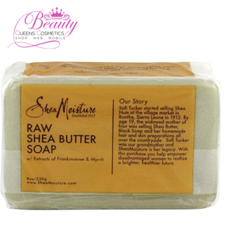 Shea Moisture Raw Shea Butter Soap 8oz | Deeply Hydrating Natural Bar