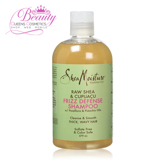 Shea Moisture Raw Shea & Cupuacu Frizz Defense Shampoo 379ml | Hydrate & Smooth Hair