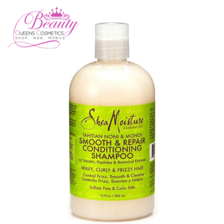 Shea Moisture Tahitian Noni & Monoi High Conditioning Shampoo 384ml | Smooth & Repair