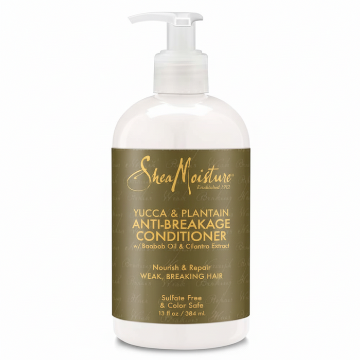 Après-shampoing fortifiant anti-casse au yucca et plantain Shea Moisture 13oz/384ml