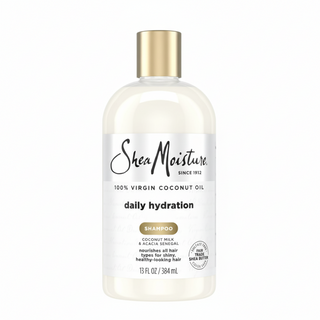 SheaMoisture 100 percent virgin coconut oil daily hydration shampoo 384ml moisturizing gentle cleansing shampoo for soft smooth frizz free hair

