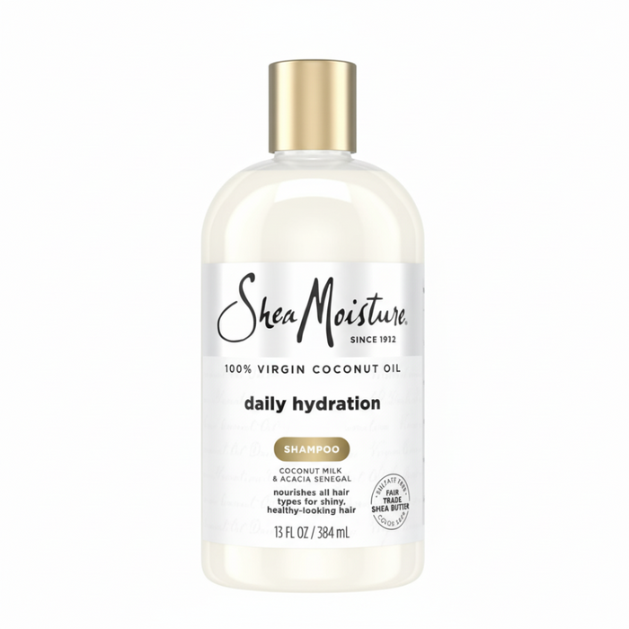 Shea Moisture Shampooing hydratant quotidien 100 % huile de noix de coco vierge 13 oz/384 ml