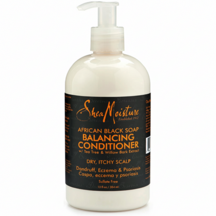 Après-shampooing équilibrant au savon noir africain Shea Moisture 13oz/384ml